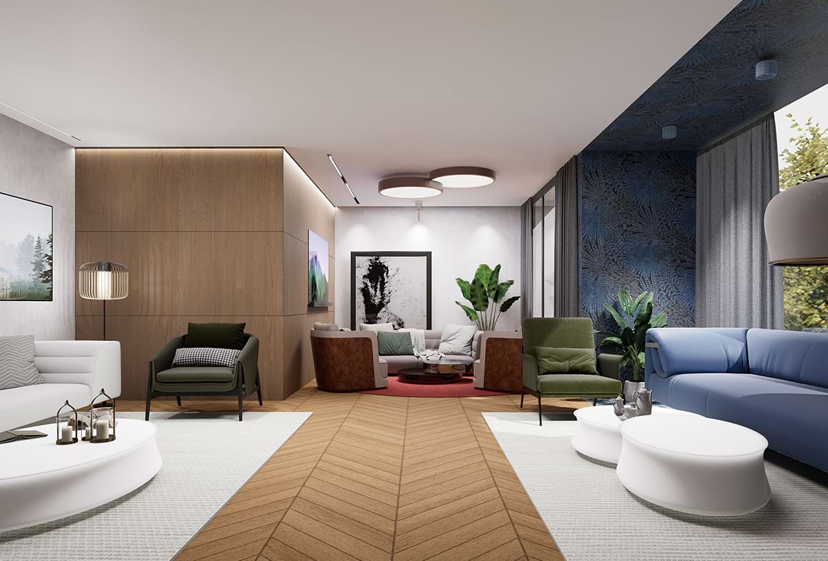 Custom Matte Wood Veneer Wall Panel
